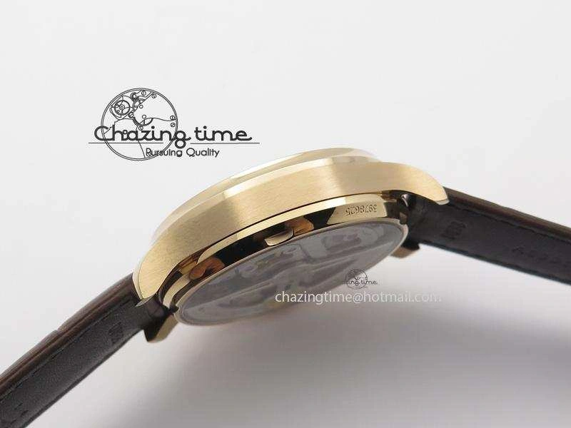 Portuguese Real PR RG IW500701 ZF 1:1 Best Edition On Brown Leather Strap A52010 V SoftTouch 7302