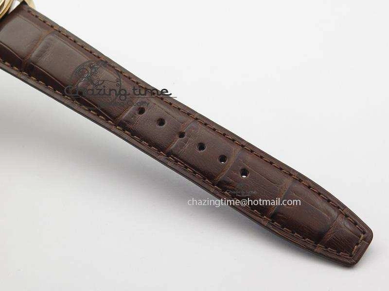 Portuguese Real PR RG IW500701 ZF 1:1 Best Edition On Brown Leather Strap A52010 V SoftTouch 7302
