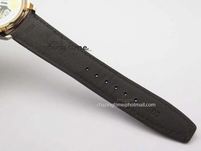 Portuguese Real PR RG IW500701 ZF 1:1 Best Edition On Brown Leather Strap A52010 V SoftTouch 7302