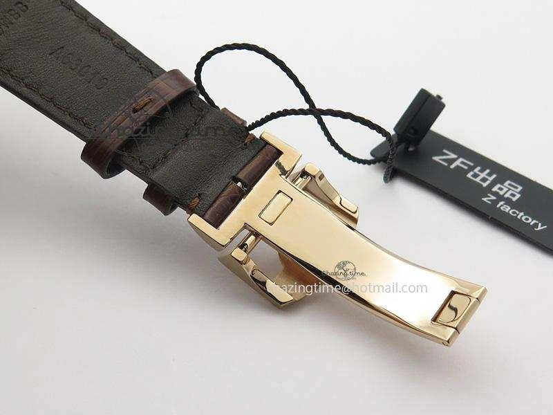 Portuguese Real PR RG IW500701 ZF 1:1 Best Edition On Brown Leather Strap A52010 V SoftTouch 7302
