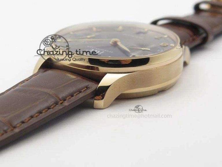 WaterResistant Portuguese Real PR RG IW500702 ZF 1:1 Best Edition On Brown Leather Strap A52010 V 7303