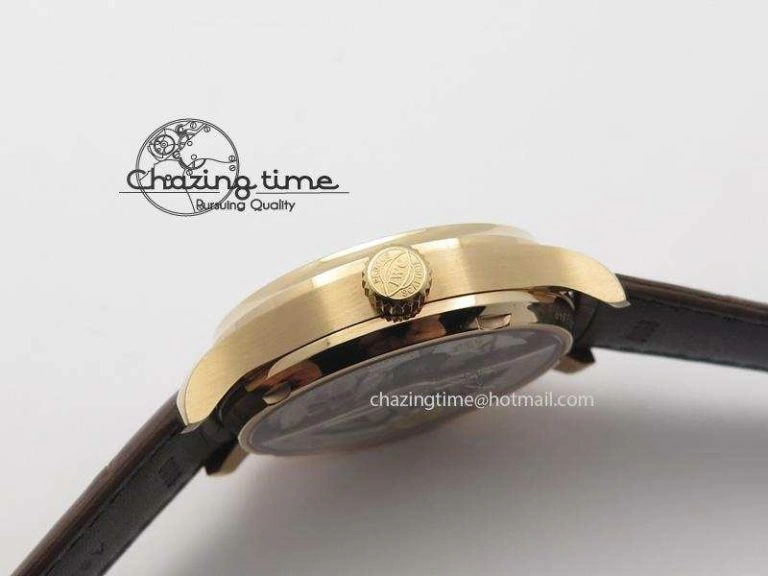 WaterResistant Portuguese Real PR RG IW500702 ZF 1:1 Best Edition On Brown Leather Strap A52010 V 7303