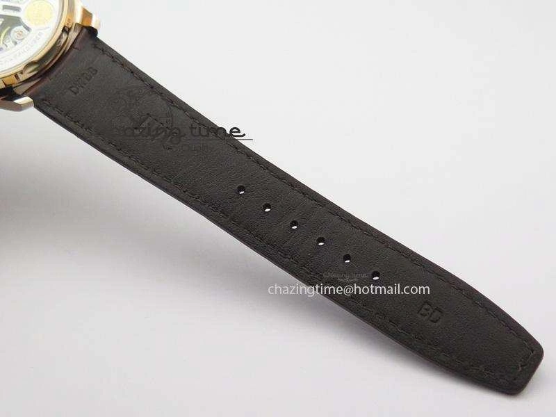 WaterResistant Portuguese Real PR RG IW500702 ZF 1:1 Best Edition On Brown Leather Strap A52010 V 7303