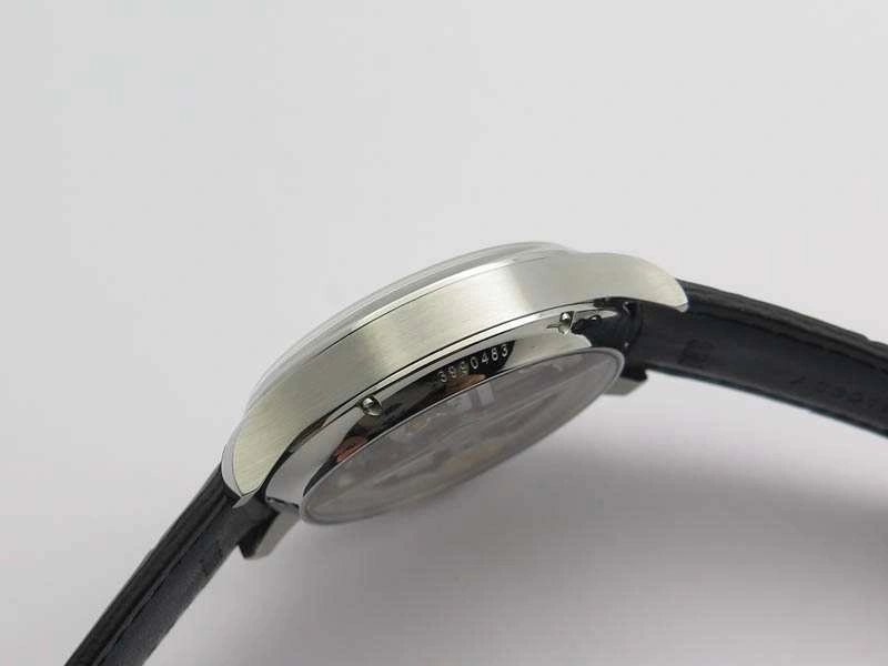 Functional Portuguese Real PR Real Annual Calendar IW5035 YLF 1:1 Best Edition Black Dial On Leather Strap A 7240
