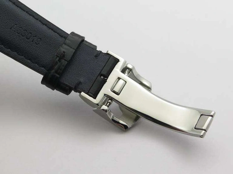 Functional Portuguese Real PR Real Annual Calendar IW5035 YLF 1:1 Best Edition Black Dial On Leather Strap A 7240