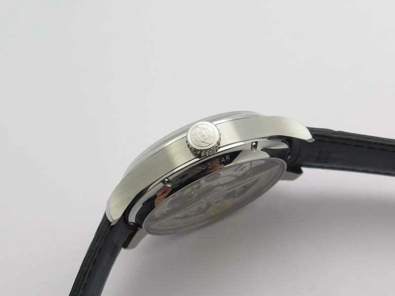 Functional Portuguese Real PR Real Annual Calendar IW5035 YLF 1:1 Best Edition Black Dial On Leather Strap A 7240