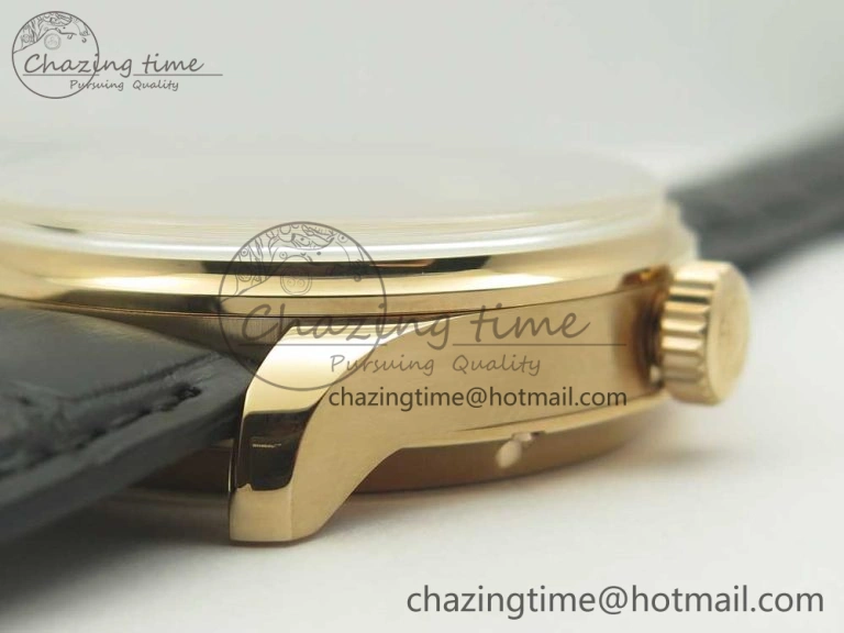 Portuguese Real PR Real Annual Calendar IW503501 RG ZF 1:1 Best Edition White Dial on Black Leather Strap A Neat 7150