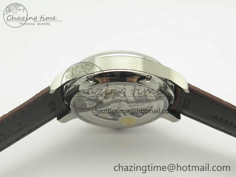 Portuguese Real PR Real Annual Calendar IW503501 ZF 1:1 Best Edition White Dial on Brown Leather Strap A TravelReady 7157