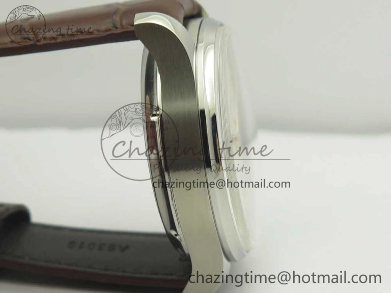 Portuguese Real PR Real Annual Calendar IW503501 ZF 1:1 Best Edition White Dial on Brown Leather Strap A TravelReady 7157