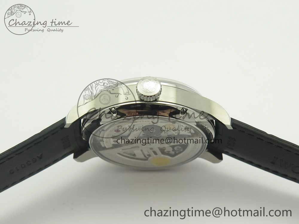 WaterResistant Portuguese Real PR Real Annual Calendar IW503502 ZF 1:1 Best Edition Blue Dial on Black Leather Strap A 7152