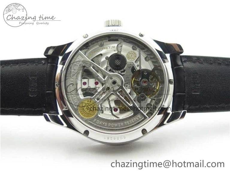 Portuguese Real PR Real Annual Calendar IW503510 ZF 1:1 Best Edition Green Dial on Black Leather Strap A Durable 7097