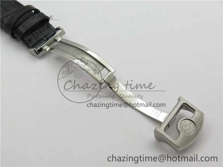 Portuguese Real PR Real Annual Calendar IW503510 ZF 1:1 Best Edition Green Dial on Black Leather Strap A Durable 7097