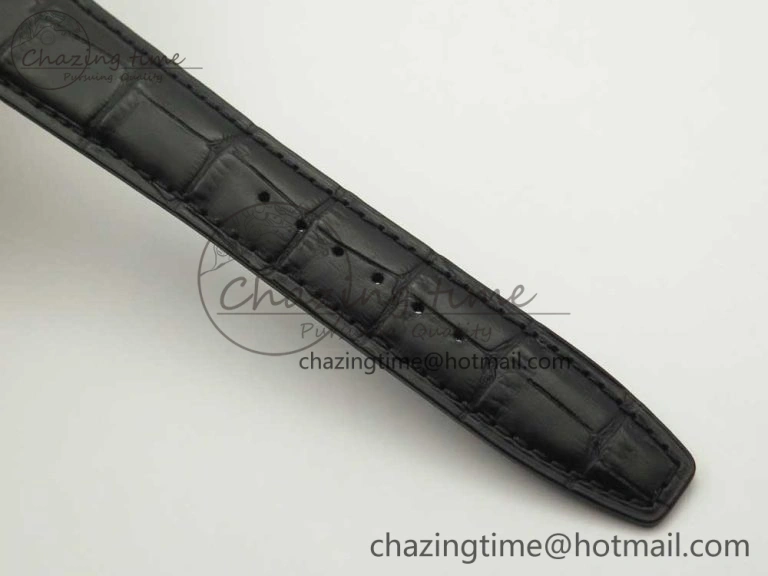 ZeroBulk Portuguese Tourbillon IW5046 RG ZF Best Edition Gray Dial on Black Leather Strap 7142