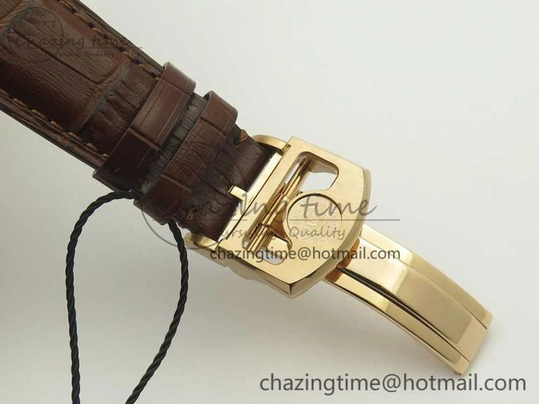 Portuguese Tourbillon IW504602 RG ZF Best Edition White Dial on Brown Leather Strap QuickDry 7178