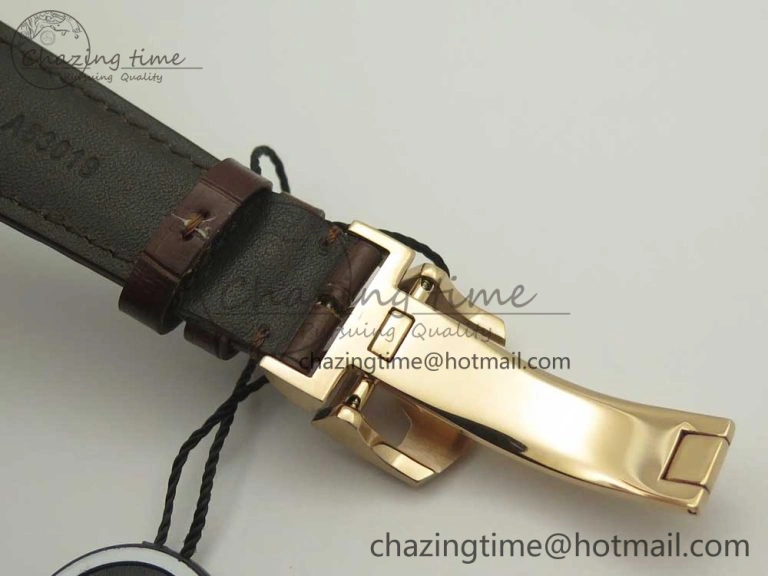 Portuguese Tourbillon IW504602 RG ZF Best Edition White Dial on Brown Leather Strap QuickDry 7178