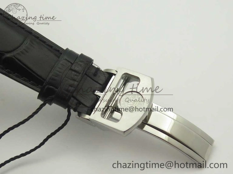 FashionForward Portuguese Tourbillon IW504602 SS ZF Best Edition White Dial on Black Leather Strap 7176