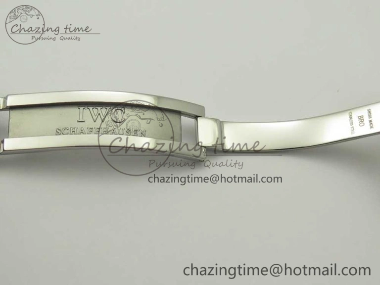 FashionForward Portuguese Tourbillon IW504602 SS ZF Best Edition White Dial on Black Leather Strap 7176