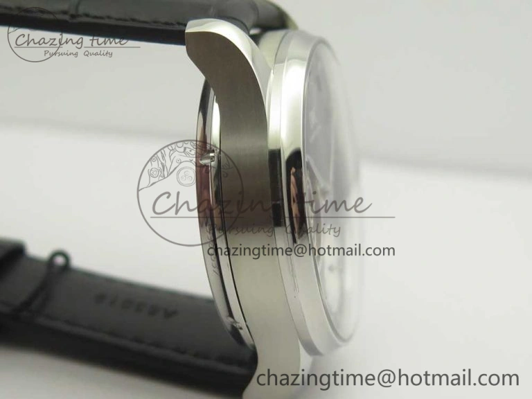 TravelReady Portuguese Tourbillon IW5463 SS ZF Best Edition Blue Dial on Black Leather Strap 7171