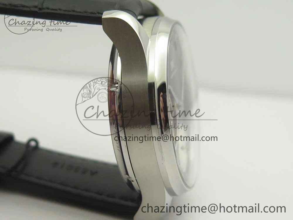 TravelReady Portuguese Tourbillon IW5463 SS ZF Best Edition Blue Dial on Black Leather Strap 7171