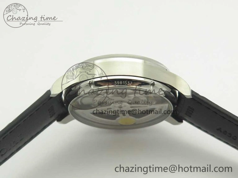 TravelReady Portuguese Tourbillon IW5463 SS ZF Best Edition Blue Dial on Black Leather Strap 7171