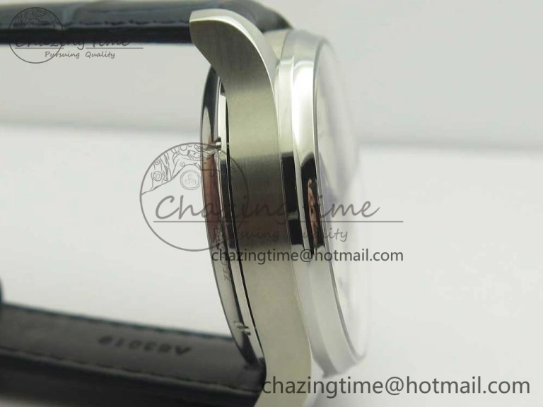 Portuguese Tourbillon IW5463 SS ZF Best Edition White Dial Blue Hands on Blue Leather Strap Packable 7172
