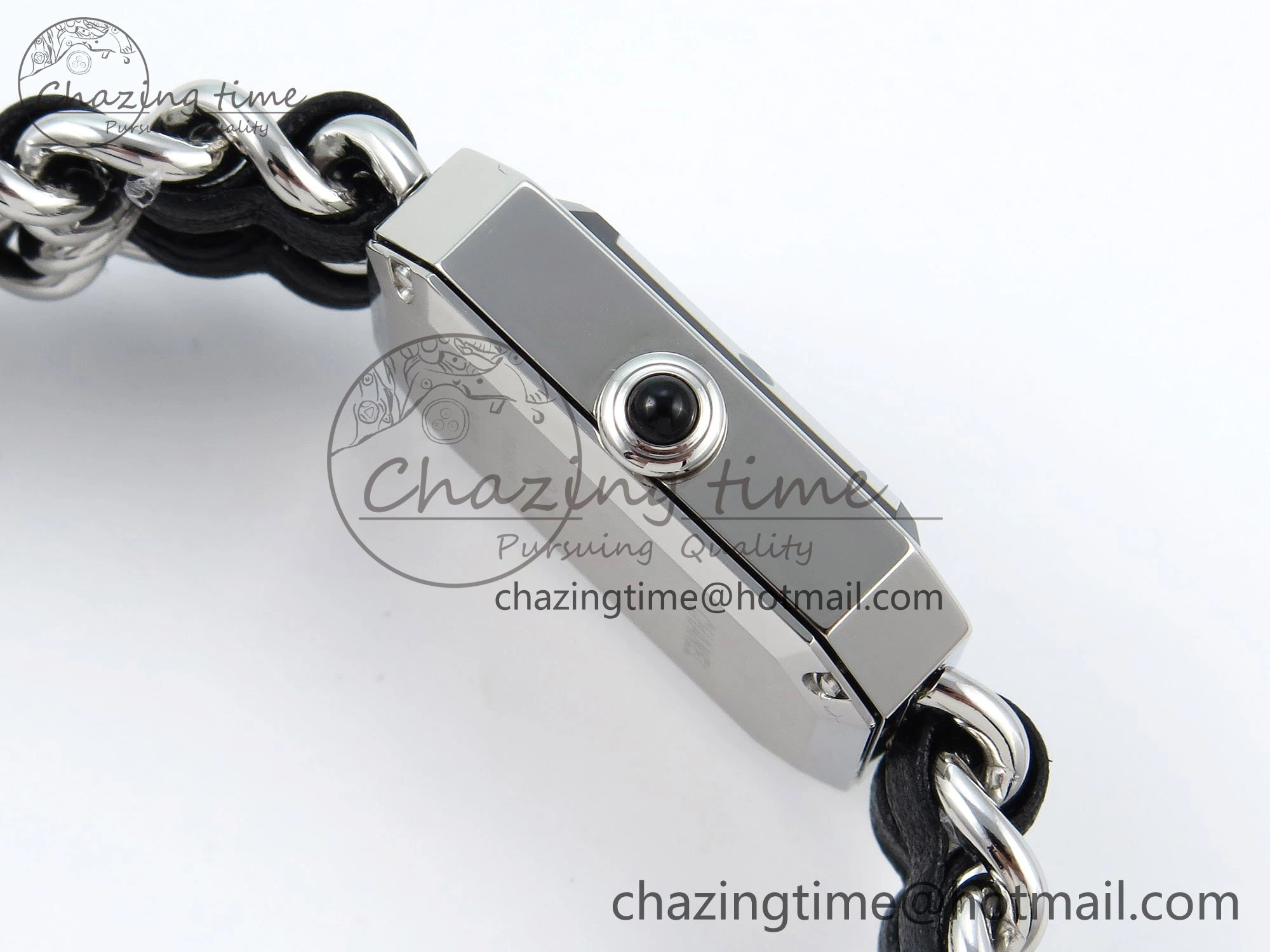 Ppremière Iconic Chain Watch SS BVF 1:1 Best Edition Black Dial on Chain Bracelet RONDA Quartz Vibrant 6455