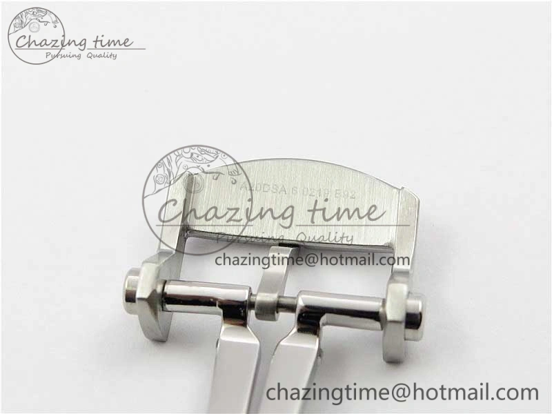 GoodFit Premier B01 Chrono SS 42mm GF 1:1 Best Edition Blue Dial on Blue Leather Strap A 5587