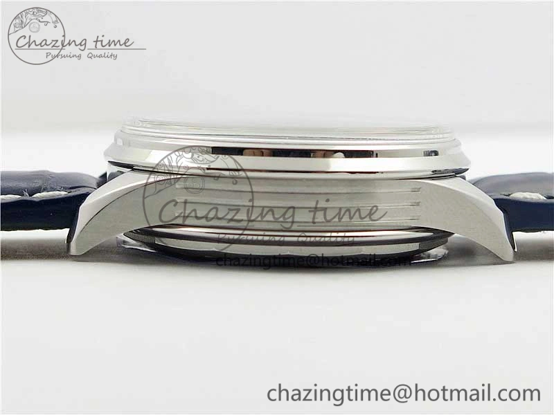 GoodFit Premier B01 Chrono SS 42mm GF 1:1 Best Edition Blue Dial on Blue Leather Strap A 5587