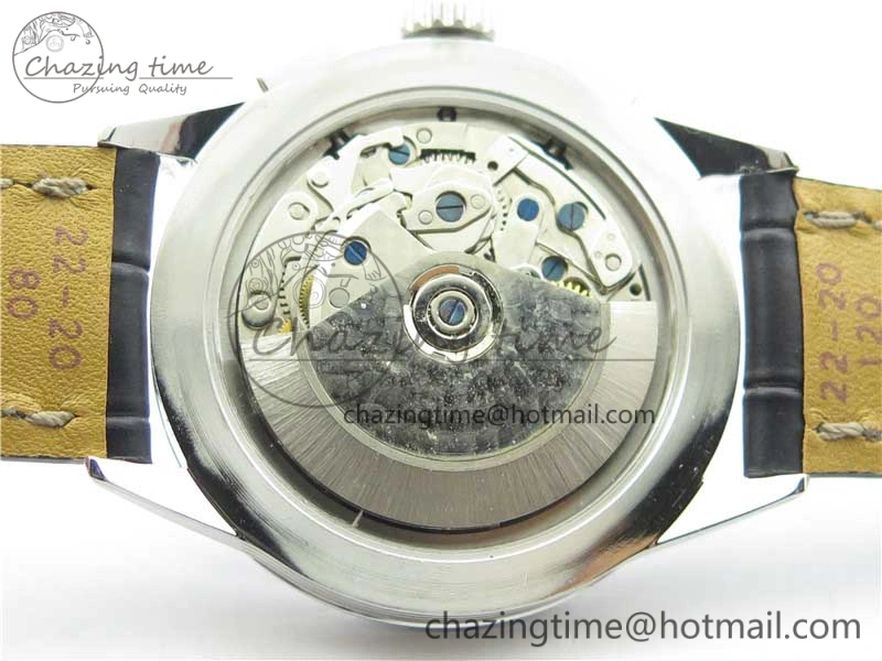 EasyCare Premier Chronograph 42 BLS 1:1 Best Edition Black Dial on Black Leather Strap A 5571