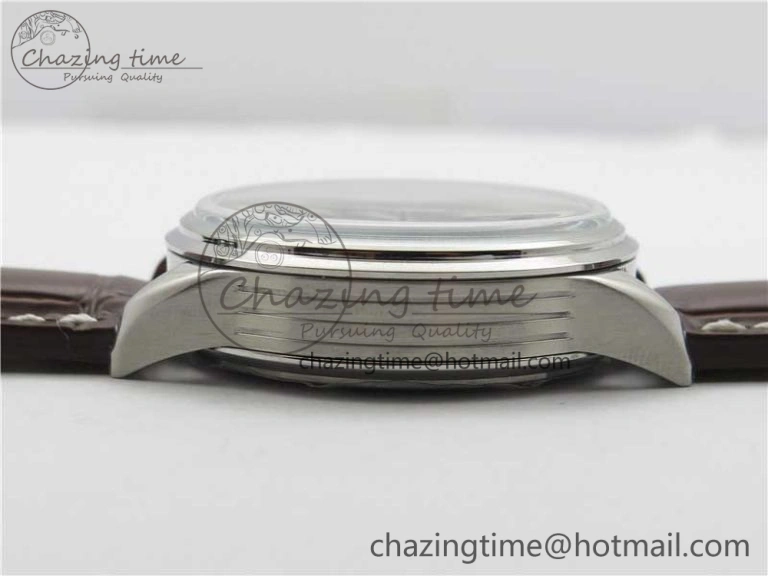 Premier Chronograph 42 BLS 1:1 Best Edition Blue Dial on Brown Leather Strap A EasyCare 5566
