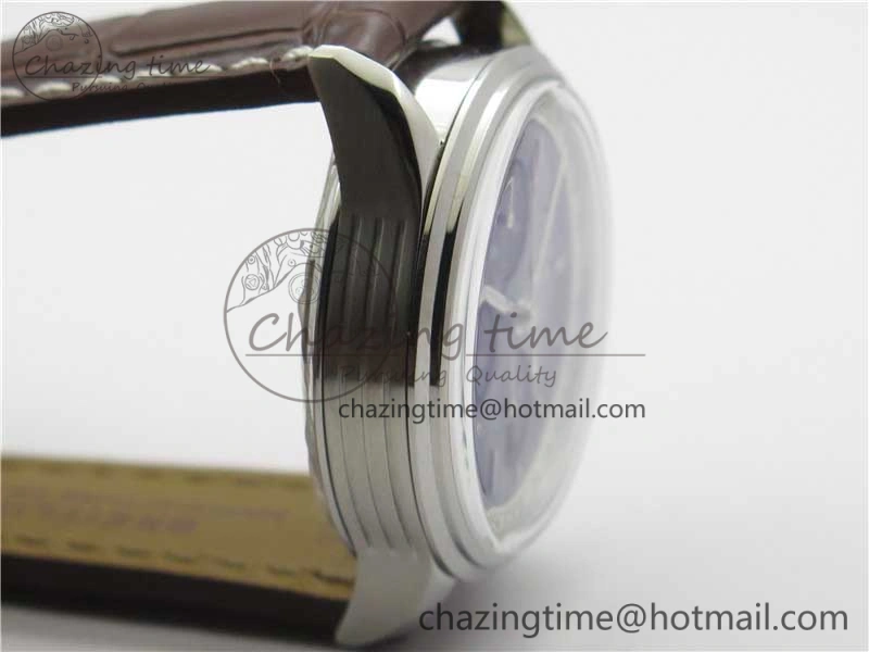 Premier Chronograph 42 BLS 1:1 Best Edition Blue Dial on Brown Leather Strap A EasyCare 5566
