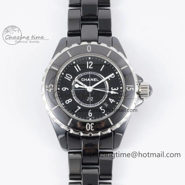SportInspired Premiere Boy de Chanel LMF 1:1 Best Edition Black Textured Dial on Black Crocodile Strap Jap Quartz 6480