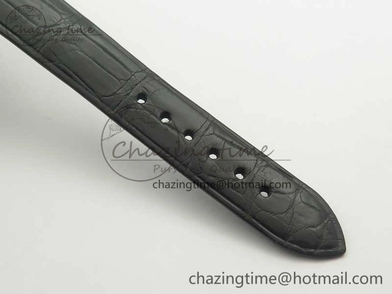 SportInspired Premiere Boy de Chanel LMF 1:1 Best Edition Black Textured Dial on Black Crocodile Strap Jap Quartz 6480
