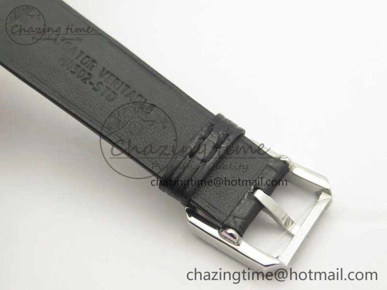 SportInspired Premiere Boy de Chanel LMF 1:1 Best Edition Black Textured Dial on Black Crocodile Strap Jap Quartz 6480