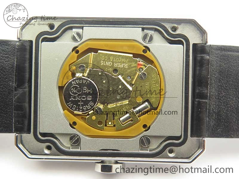 SportInspired Premiere Boy de Chanel LMF 1:1 Best Edition Black Textured Dial on Black Crocodile Strap Jap Quartz 6480