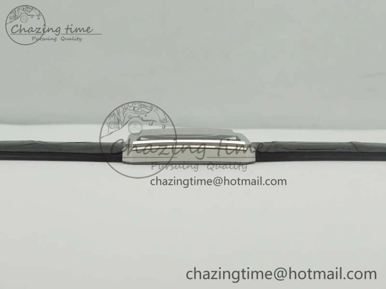 SportInspired Premiere Boy de Chanel LMF 1:1 Best Edition Black Textured Dial on Black Crocodile Strap Jap Quartz 6480