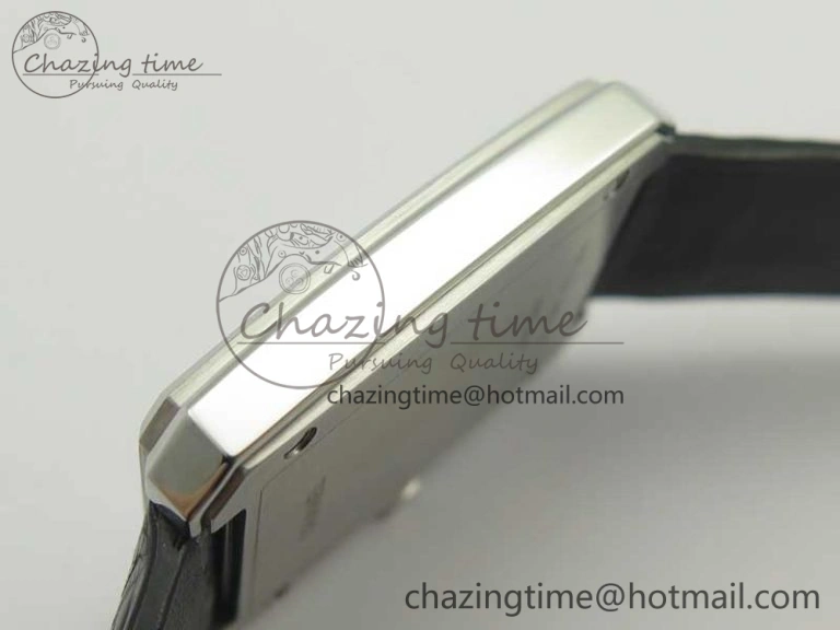 SportInspired Premiere Boy de Chanel LMF 1:1 Best Edition Black Textured Dial on Black Crocodile Strap Jap Quartz 6480