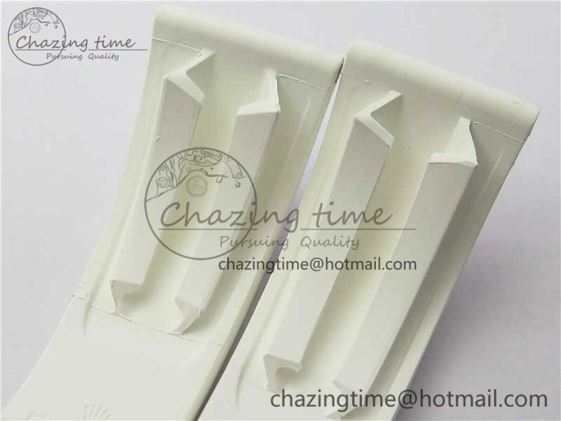 RBF 1:1 Rolex White Oysterflex Rubber Strap 4 Size (Same Technology as Genuine) Premium 4129
