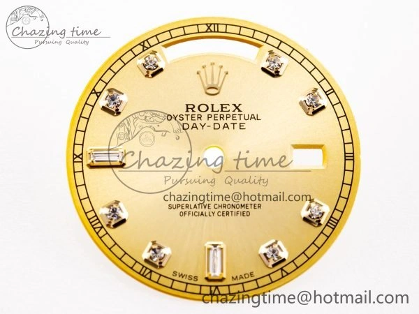 Vibrant RBF Champagne-Colour With Diamonds Dial for Day-Date 4089