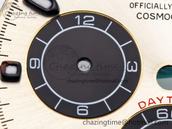 Cozy RBF Champagne-Colour and Black Dial for Daytona 16518LN 4093