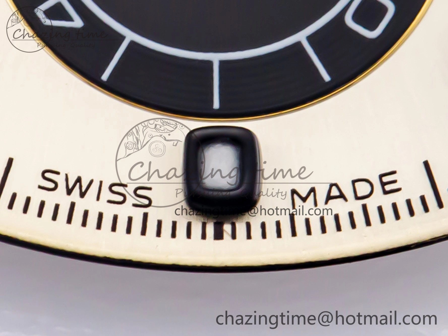 Cozy RBF Champagne-Colour and Black Dial for Daytona 16518LN 4093