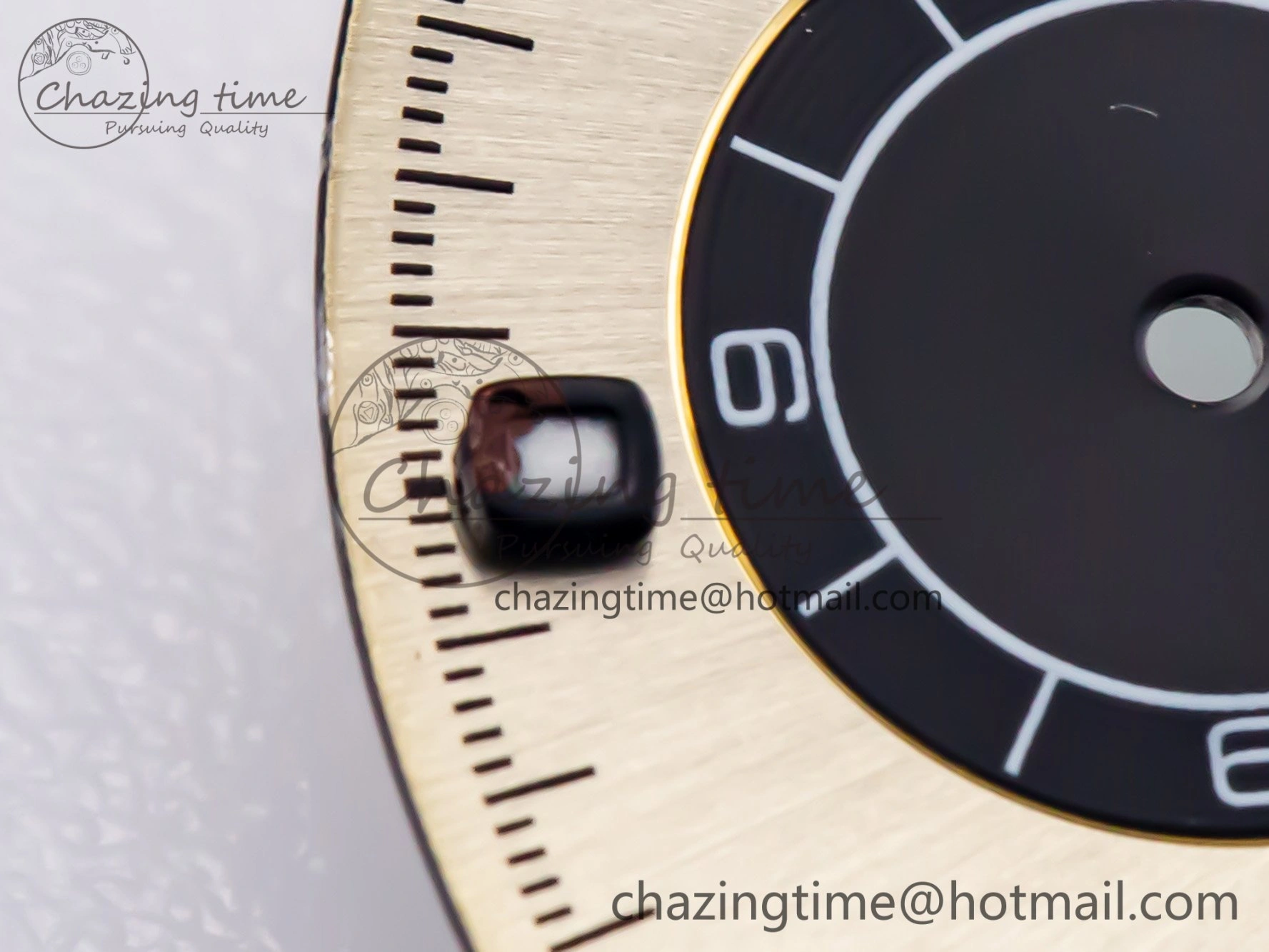 Cozy RBF Champagne-Colour and Black Dial for Daytona 16518LN 4093