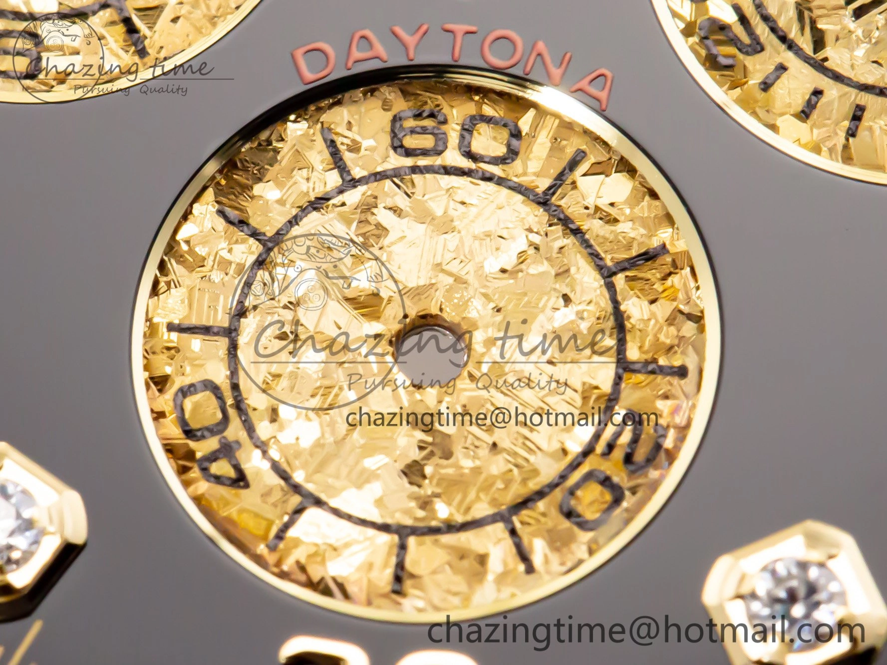 RBF Custom made Black Dial for Daytona NewStyle 4105