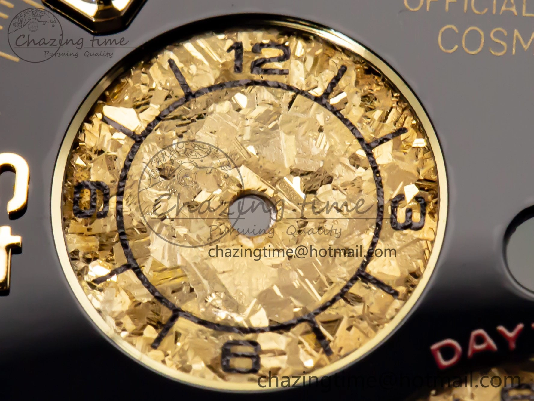RBF Custom made Black Dial for Daytona NewStyle 4105