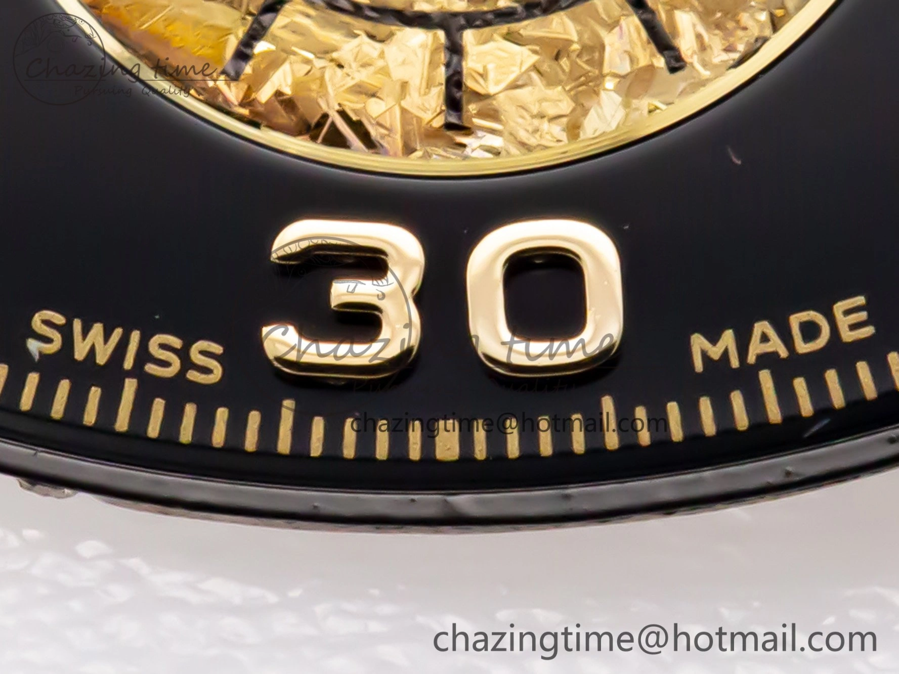 RBF Custom made Black Dial for Daytona NewStyle 4105