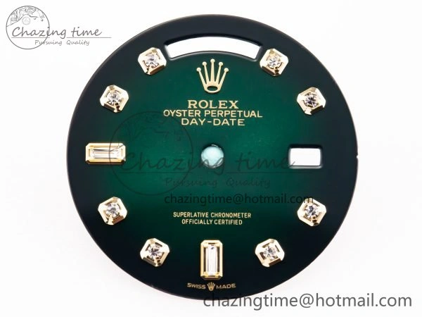 RBF Green Gradient Set With Diamonds Dial for Day-Date Durable 4090