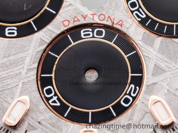 Sleek RBF Rose Gold Meteorite Dial For Daytona 116505 4100