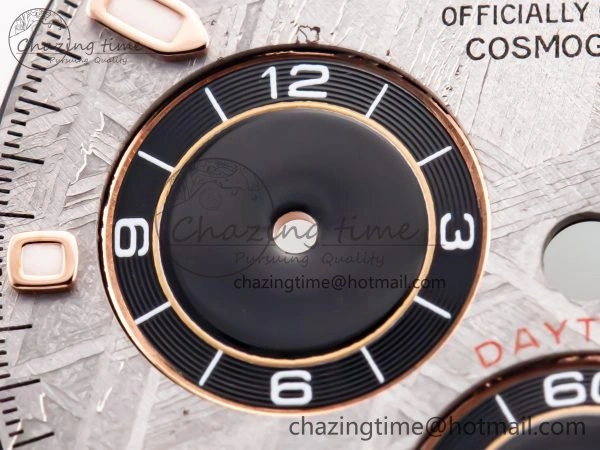 Sleek RBF Rose Gold Meteorite Dial For Daytona 116505 4100