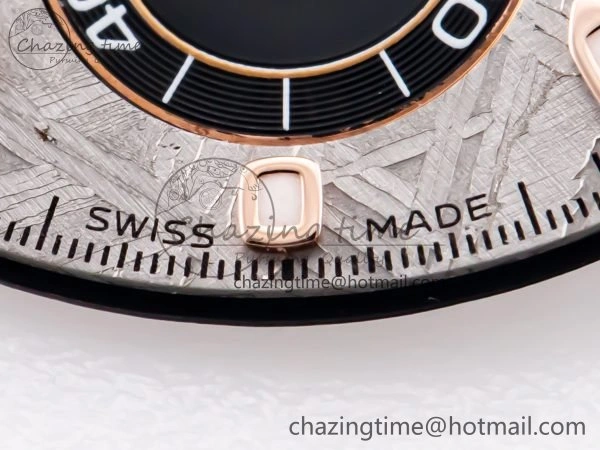 Sleek RBF Rose Gold Meteorite Dial For Daytona 116505 4100