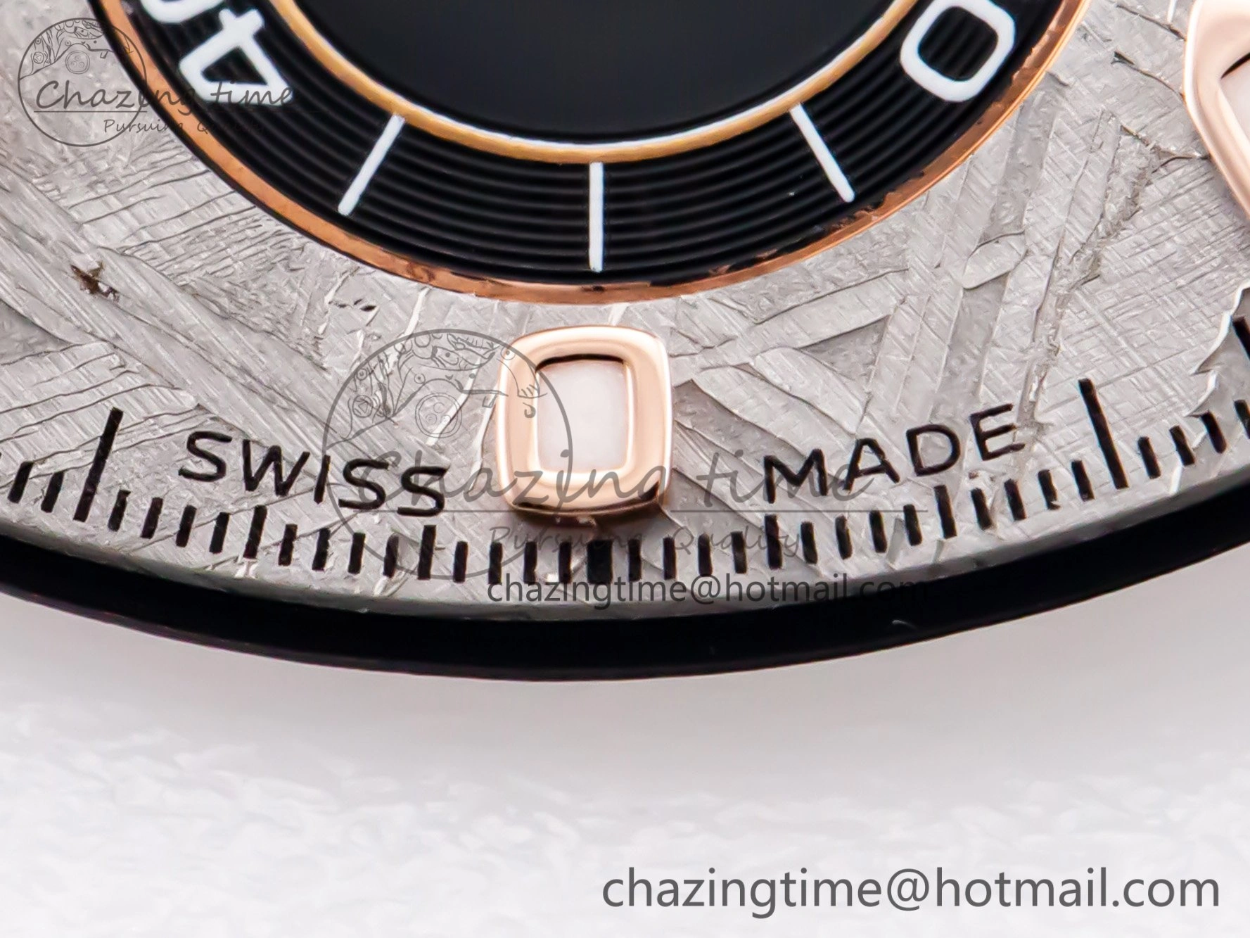 Sleek RBF Rose Gold Meteorite Dial For Daytona 116505 4100